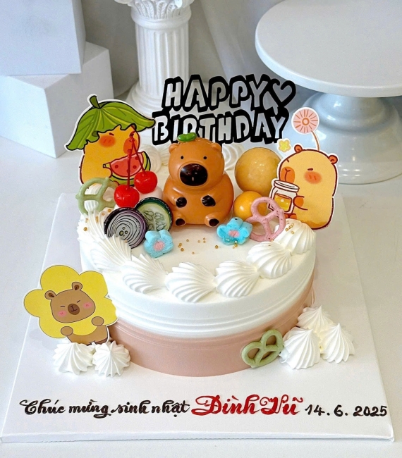 Mẫu bánh kem dành cho bé trai 