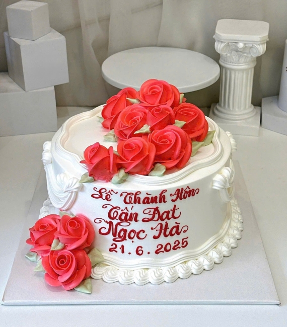 Bánh kem cưới hot năm 2025 ở cao lãnh