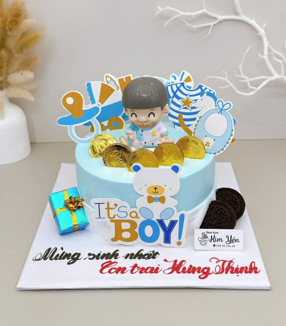 Mẫu bánh kem dành cho bé trai từ 3 tuổi 