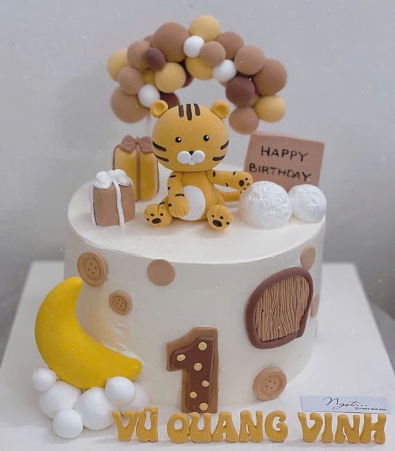 Mẫu bánh thôi nôi cho bé trai làm theo yêu cầu ở Cao Lãnh