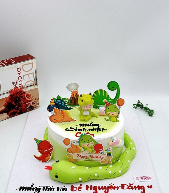 Bánh sinh nhật dành cho bé trai khủng long