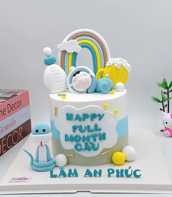 Bánh Kem Thôi Nôi Tuổi Rắn cho bé trai