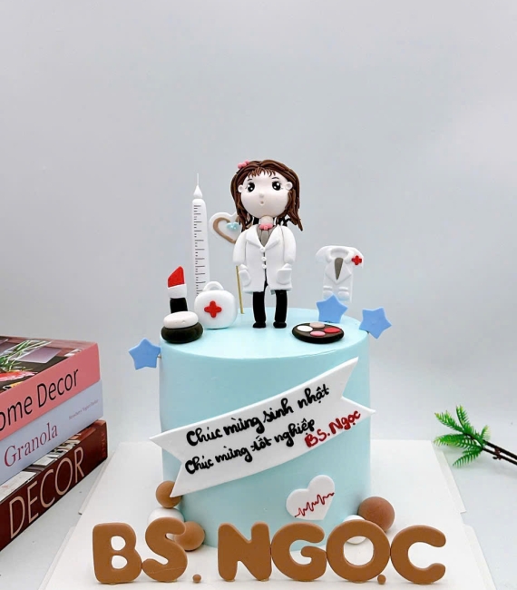 Bánh mừng tạo hình bác sĩ