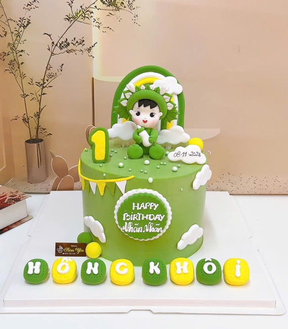 Bánh Kem mừng bé 1 tuổi cho bé trai