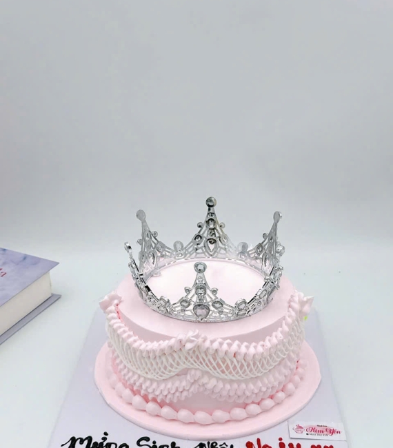 Bánh Kem tone hồng kim tuyến hot 2025