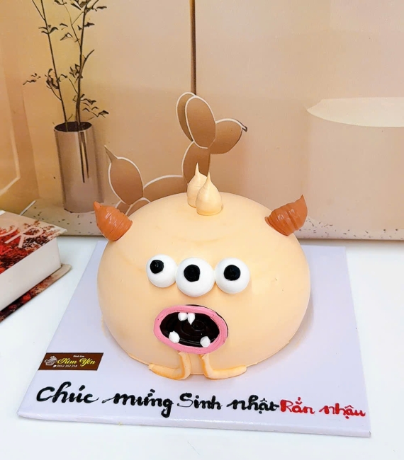 Mẫu bánh tạo hình nhân vật hoạt hình 