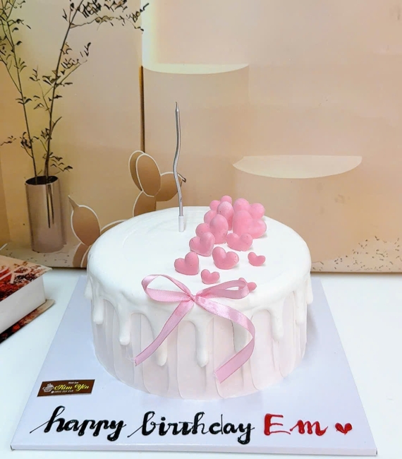 Bánh sinh nhật dành tặng em yêu-bánh kem kim yến