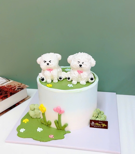 Bánh kem style Hàn Quốc dành cho cặp đôi yêu nhau 