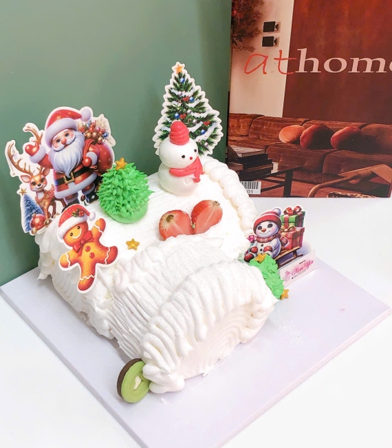 Mẫu bánh kem noel hot 2025