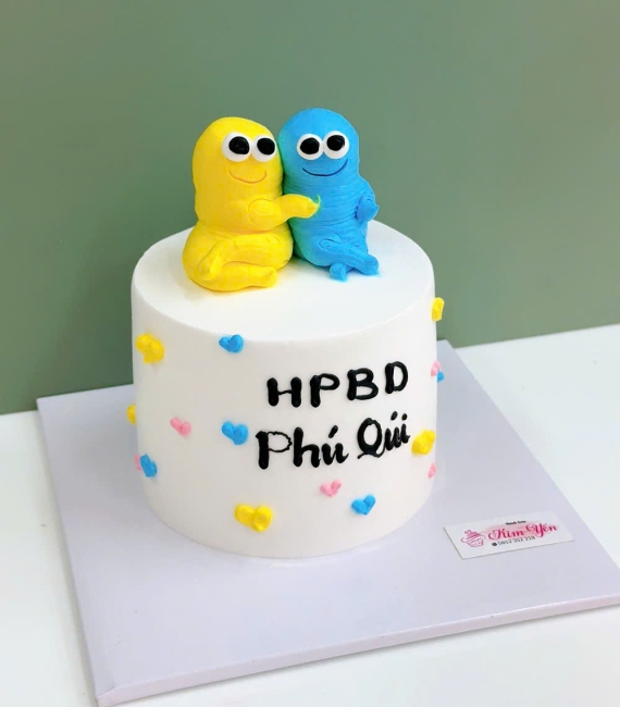 Bánh kem nhây bựa dành tặng đôi bạn thân