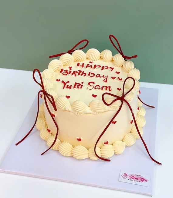 Bánh kem style Hàn Quốc tặng sinh nhật nam