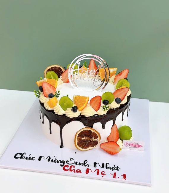 Bánh sinh nhật chúc mừng dành cho cha mẹ