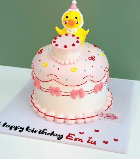 Bánh kem style Hàn Quốc dành tặng em yêu mẫu đẹp 2026