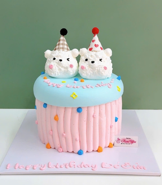 Bánh kem style Hàn Quốc kỷ niệm cho các cặp đôi mẫu đẹp 2026