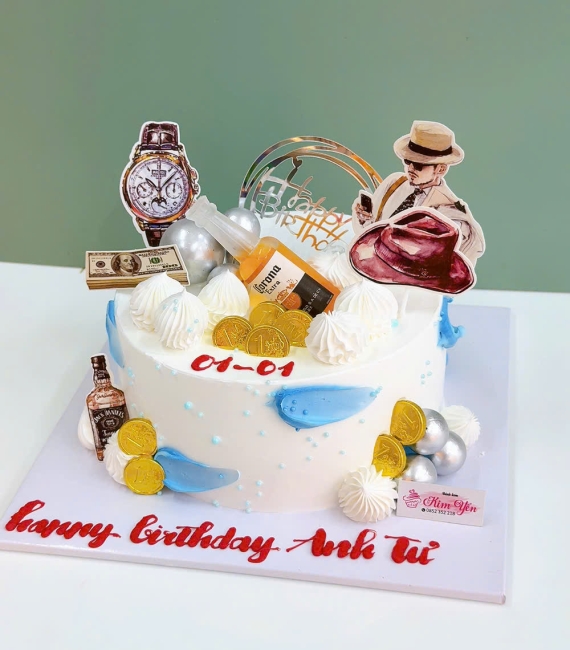 Mẫu bánh tặng sinh nhật dành tặng sếp