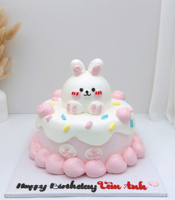 Bánh kem style Hàn Quốc tạo hình gấu yêu xinh 