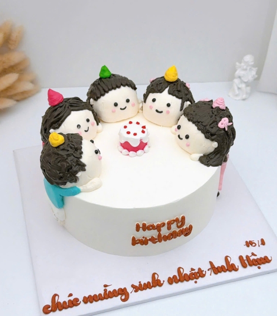 Bánh kem style Hàn Quốc hội bạn thân dành tặng