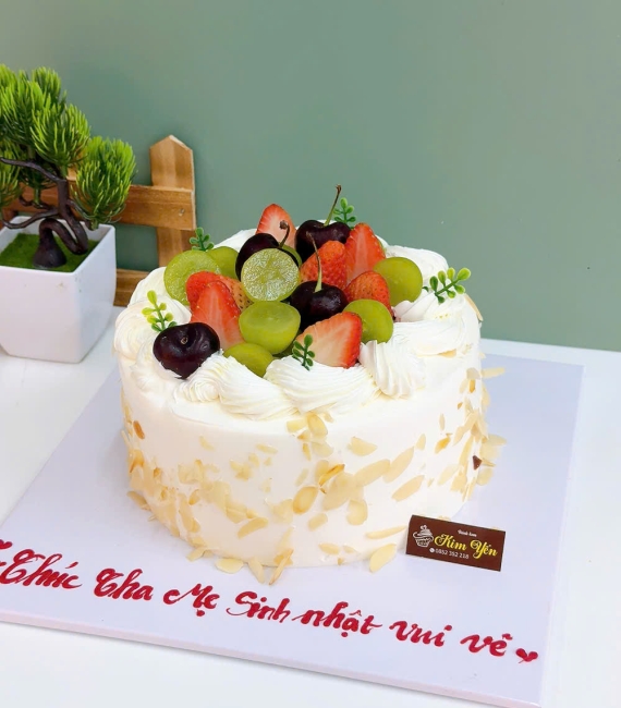 Bánh kem bắp tặng sinh nhật mẹ yêu