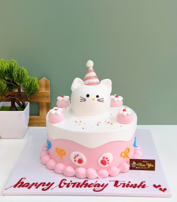 Bánh kem style Hàn Quốc tạo hình gấu nhỏ xinh