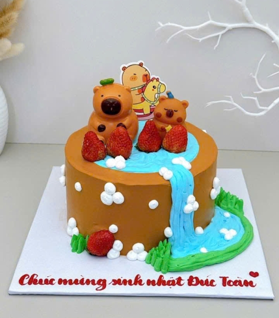 Bánh kem style Hàn Quốc tạo hình làm theo yêu cầu