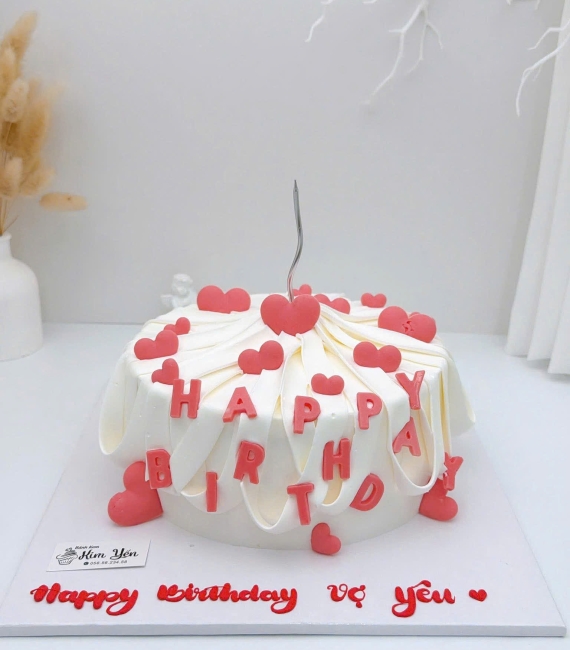 Bánh kem tặng nữ ngày valentine hot 2026