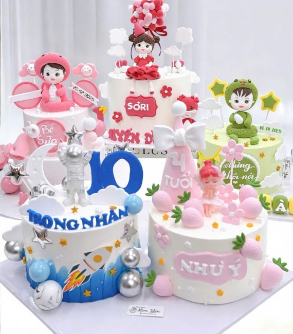 Bánh kem đầy tháng đẹp nhất 2026 tại Cao Lãnh