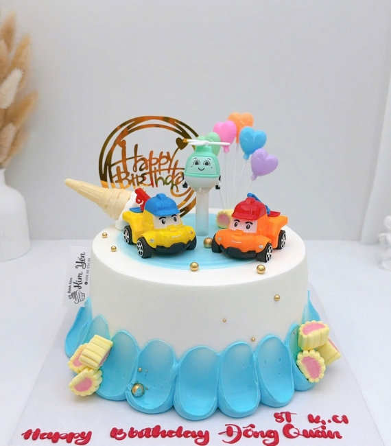 Mẫu bánh kem dành cho bé trai lên 5 tuổi