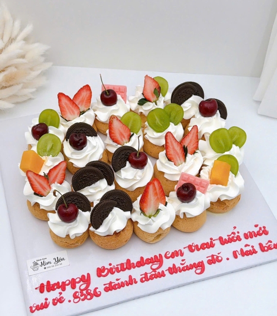 Sét bánh su dai kèm bánh kem hot 2026 tặng con trai