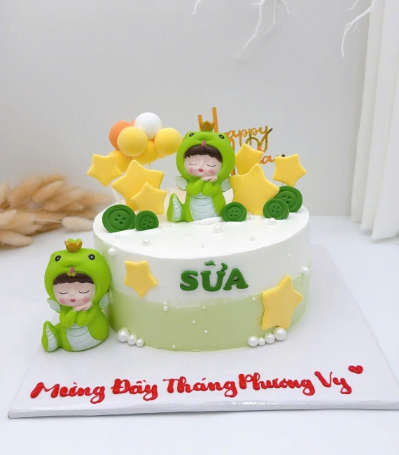 Bánh kem thôi nôi tại Kim Yến mẫu bánh đơn giản