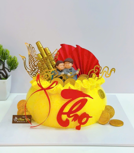 Bánh kem mừng thọ siêu hot Tại Cao Lãnh