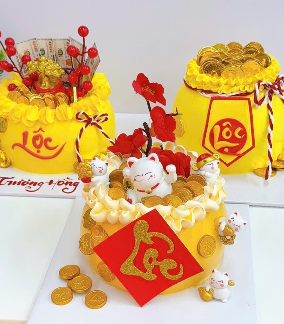 Bánh kem mừng khai trương hot tại cao lãnh-tiệm bánh Kim Yến