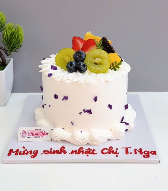 Mẫu bánh trái cây tặng chị gái