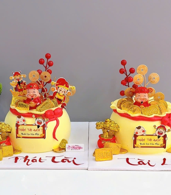 Bánh kem mừng khai trương tiệm vàng