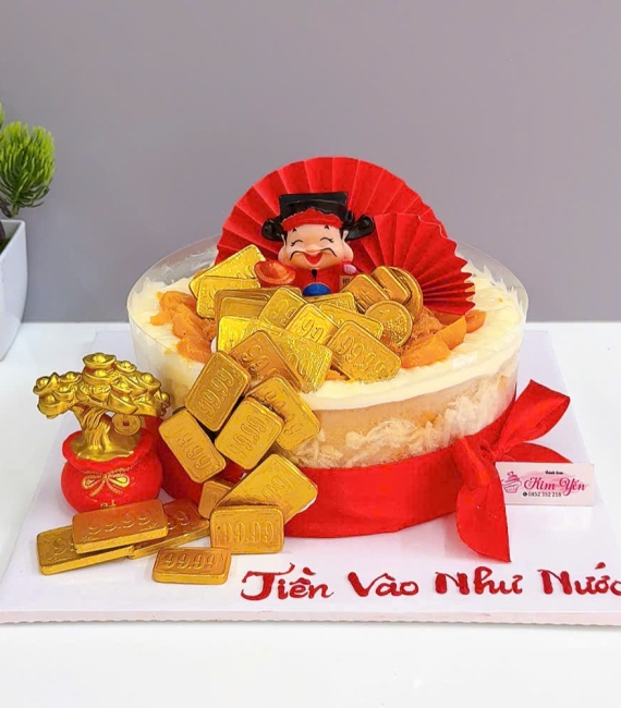 Bánh kem mừng khai trương tiệm spa 