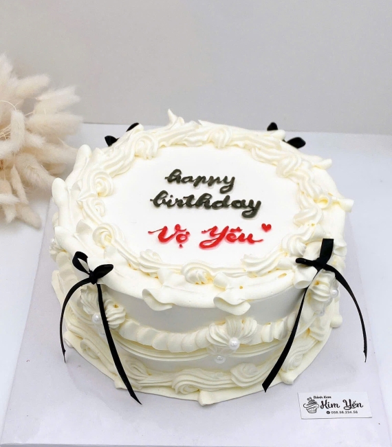 Bánh kem style Hàn Quốc tặng vợ yêu hot 2026