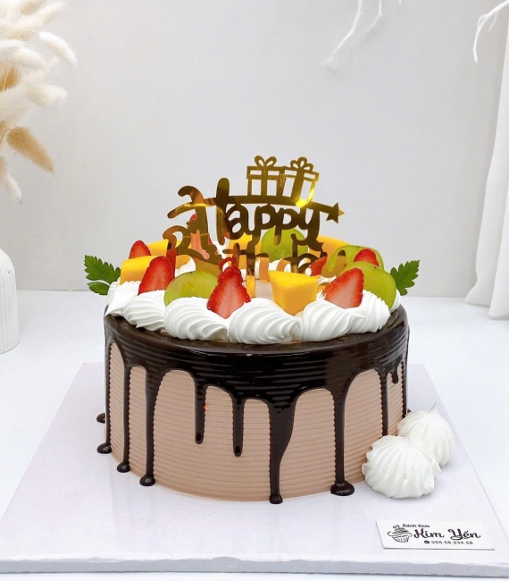 Bánh kem trái cây socola hot 2026