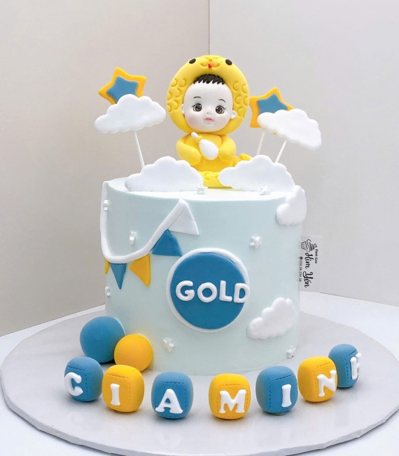 Bánh kem thôi nôi đẹp hot 2026