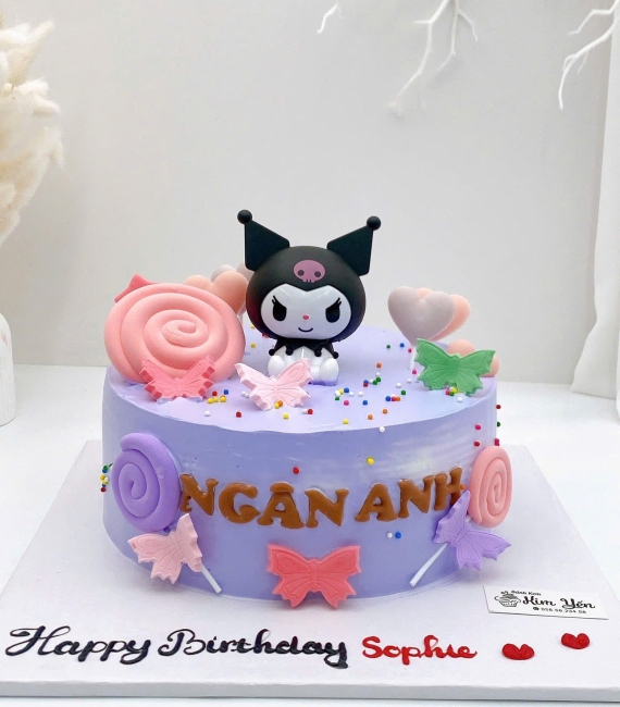  Bánh kem Kô rô mi dành cho bé gái 4 tuổi