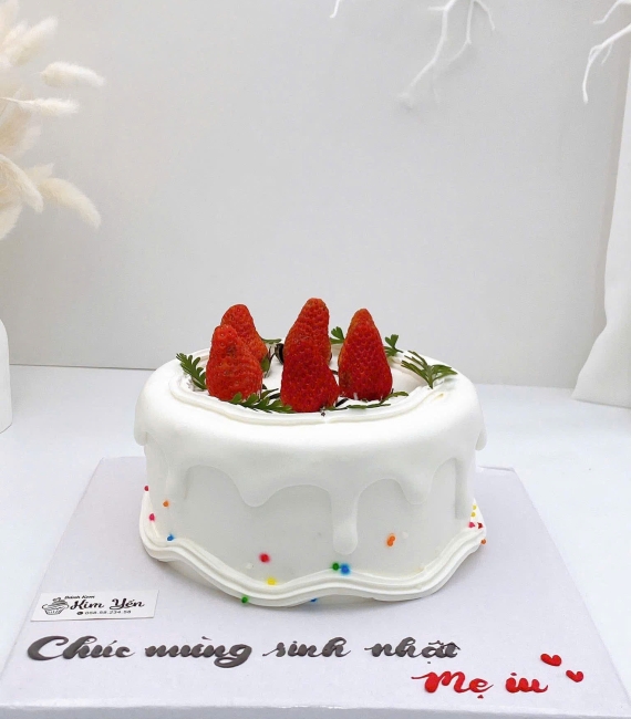 Bánh kem trái cây tặng mẹ yêu mẫu đẹp