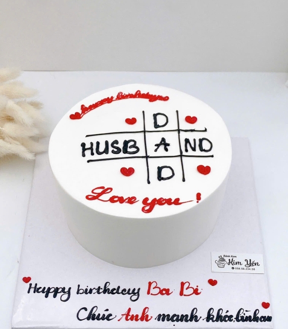 Bánh kem style Hàn Quốc tặng anh yêu mẫu đẹp đơn giản