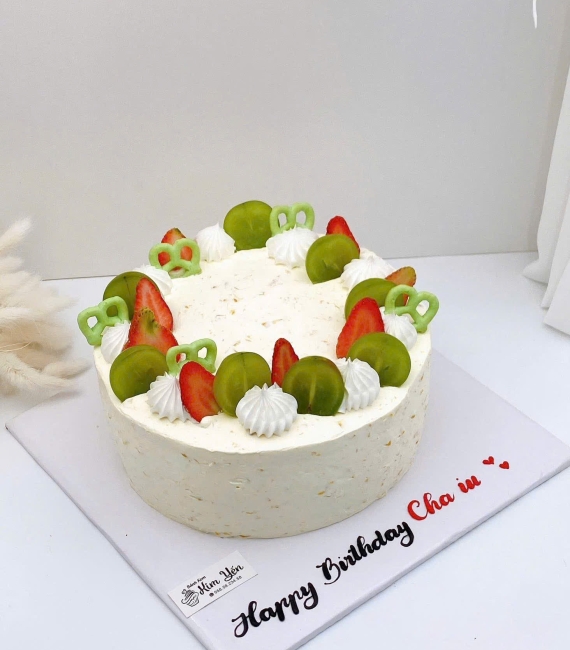 Bánh kem trái cây tặng cha yêu 