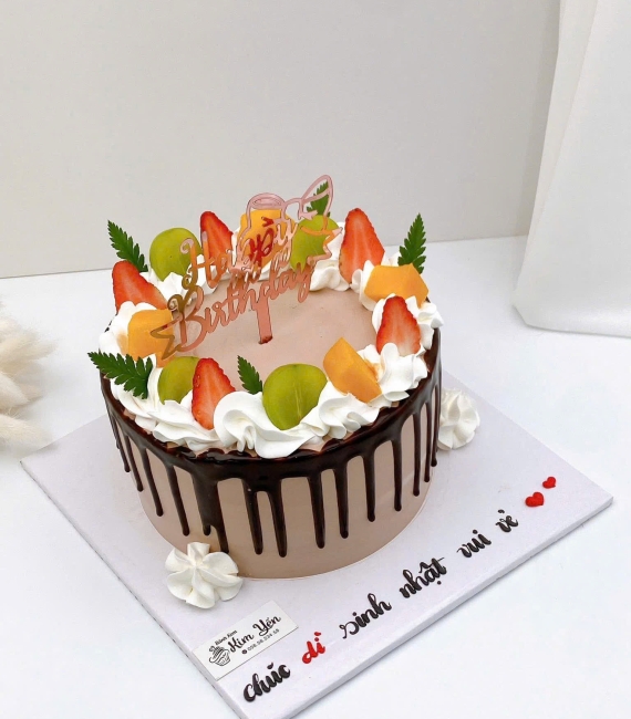 Bánh kem trái cây mix socola