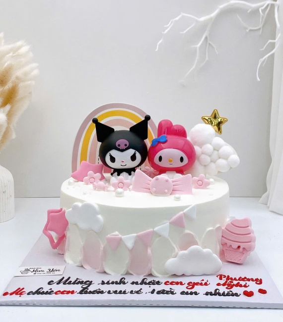  Bánh kem dành cho bé gái mẫu bánh bé lên 9 tuổi