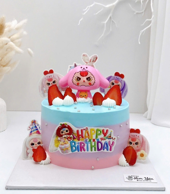  Bánh kem dành cho bé gái labubu