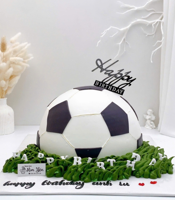 Tổng hợp mẫu bánh kem vẽ quả bóng đá banh