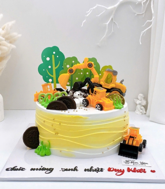 Tổng hợp mẫu đẹp cho bé trai lên 11 tuổi hot 2026 thích xe cẩu xe múc