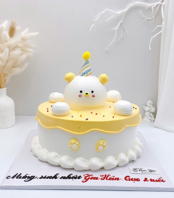 Tổng Hợp Bánh kem style Hàn Quốc tone vàng hot 2026