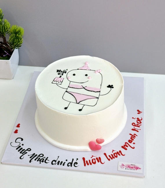 Tổng Hợp Bánh kem style Hàn Quốc vẻ hình chibi nhây bựa