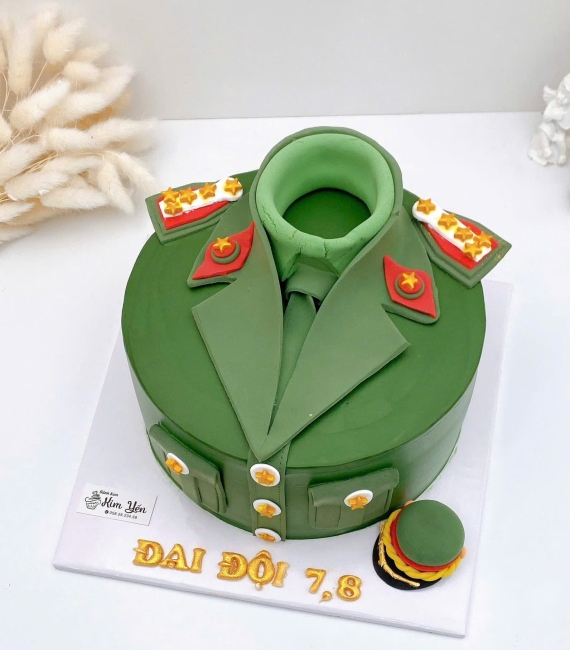 Tổng hợp mẫu bánh kem tạo dành cho công an