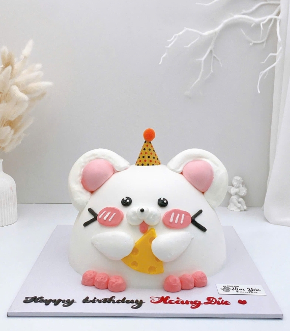 Tổng Hợp Bánh kem style Hàn Quốc dễ thương tạo hình chú chuột